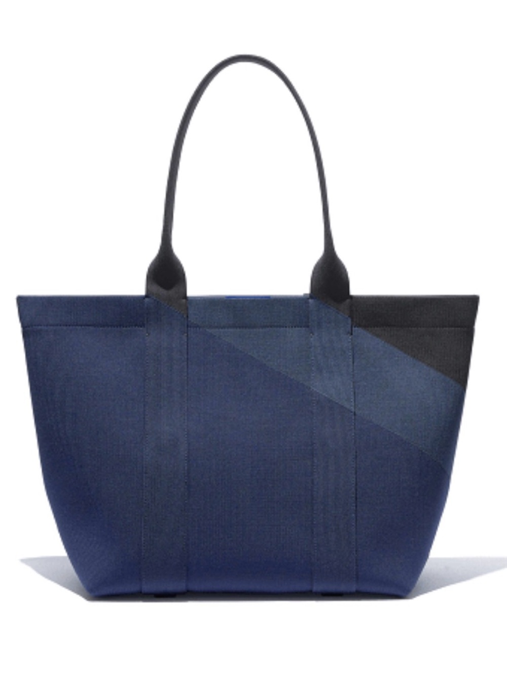Rothy’s Essential Tote in Navy Blue Midnight Colorblock